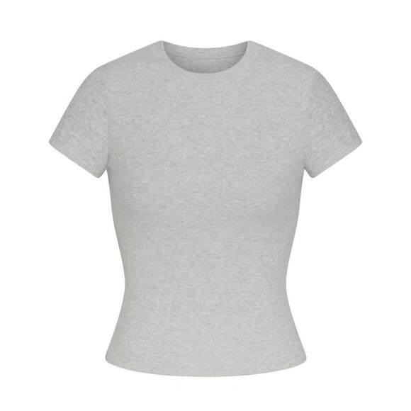 Skims COTTON RIB T-SHIRT - Picture 1 of 5